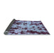 Sideview of Abstract Light Blue Modern Rug, abs772lblu