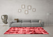 Modern Red Washable Rugs