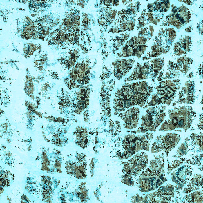 Machine Washable Abstract Light Blue Modern Rug, wshabs773lblu