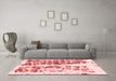 Modern Red Washable Rugs