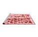 Modern Red Washable Rugs