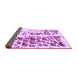 Sideview of Abstract Purple Modern Rug, abs773pur