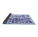 Sideview of Abstract Blue Modern Rug, abs773blu