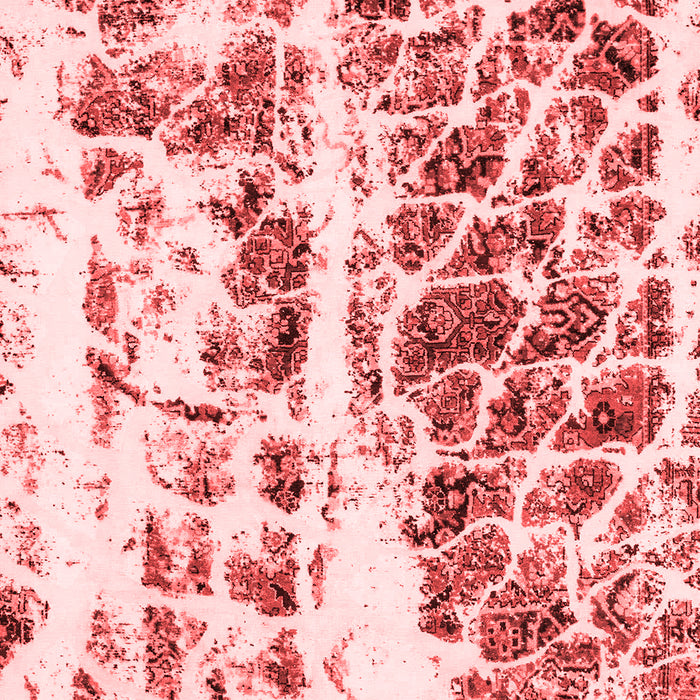 Machine Washable Abstract Red Modern Rug, wshabs773red