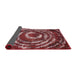 Sideview of Abstract Red Modern Rug, abs774