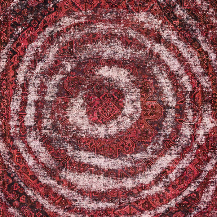 Abstract Red Modern Rug, abs774