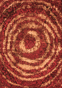 Abstract Orange Modern Rug, abs774org