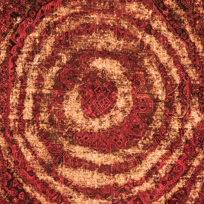 Abstract Orange Modern Rug, abs774org