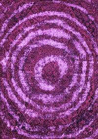 Abstract Purple Modern Rug, abs774pur