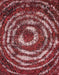 Machine Washable Abstract Red Rug, wshabs774