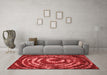 Modern Red Washable Rugs