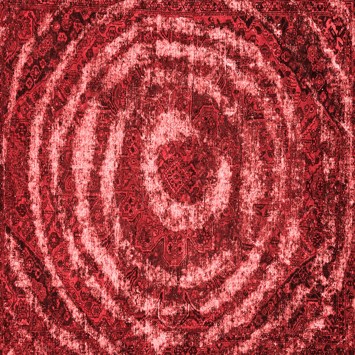 Abstract Red Modern Rug, abs774red
