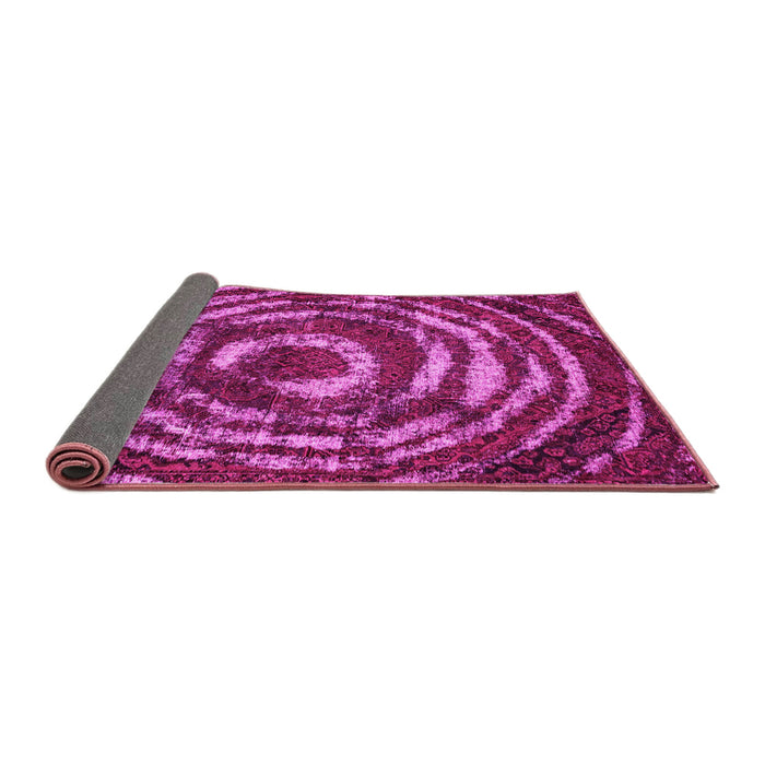 Sideview of Abstract Pink Modern Rug, abs774pnk