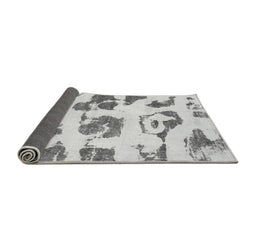 Sideview of Abstract Gray Modern Rug, abs775gry