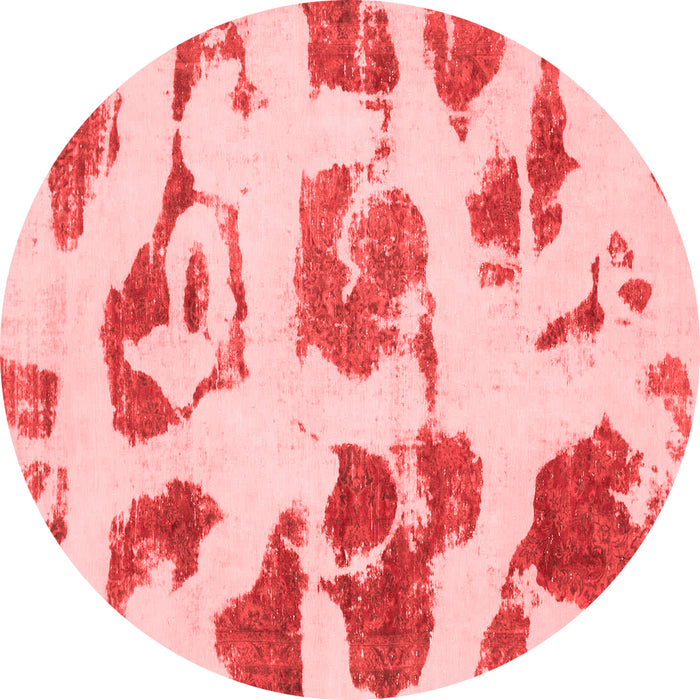 Abstract Red Modern Rug, abs775red