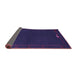 Sideview of Abstract Purple Modern Rug, abs776pur