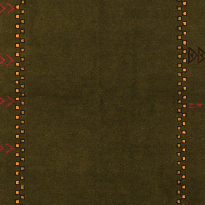 Abstract Orange Modern Rug, abs776org