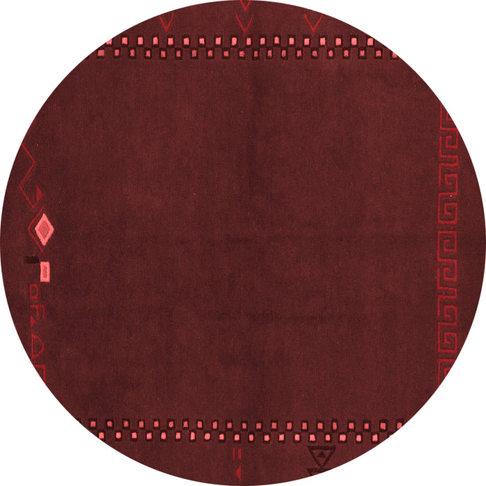 Abstract Red Modern Rug, abs776red