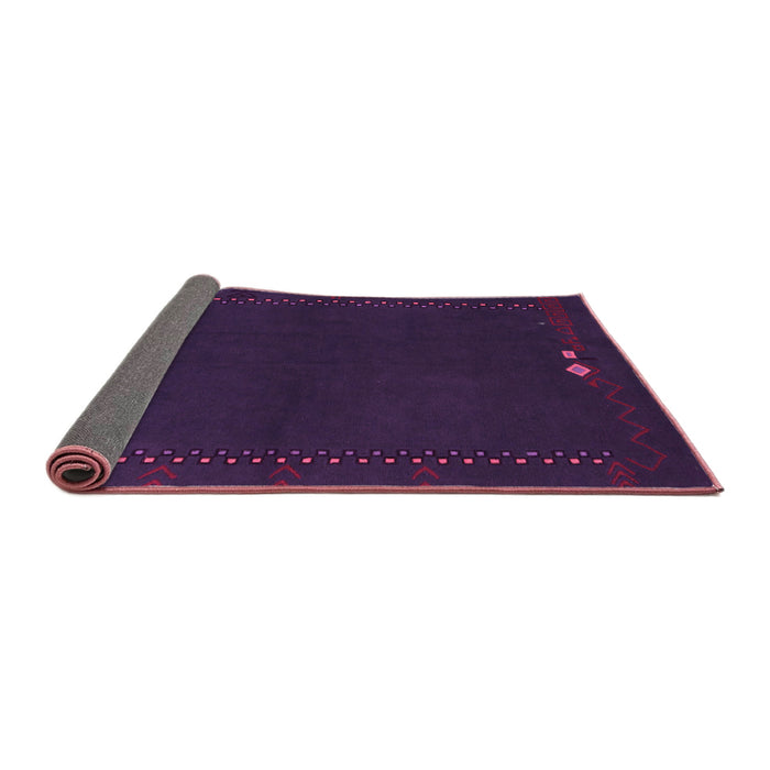 Sideview of Abstract Pink Modern Rug, abs776pnk
