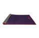 Sideview of Abstract Pink Modern Rug, abs776pnk