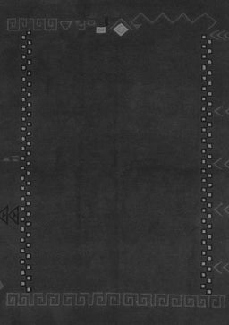 Abstract Gray Modern Rug, abs776gry
