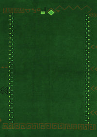 Abstract Green Modern Rug, abs776grn