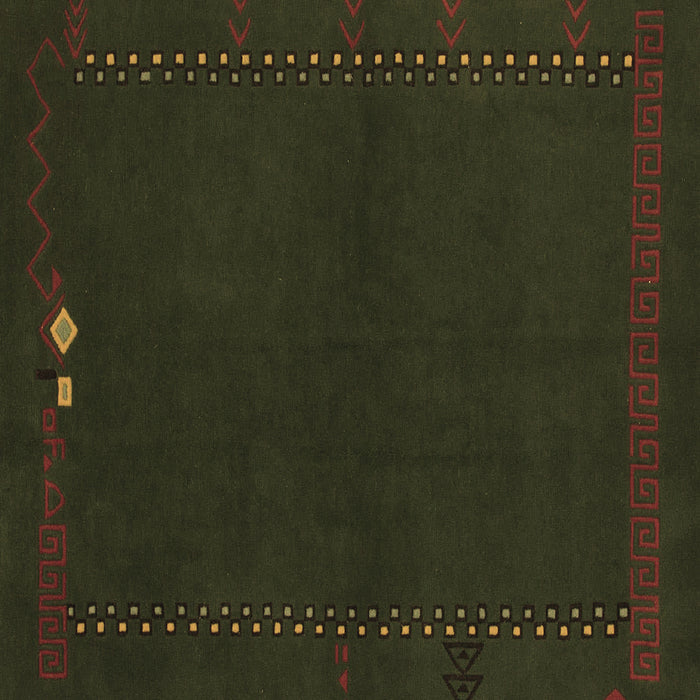 Square Machine Washable Abstract Brown Modern Rug, wshabs776brn