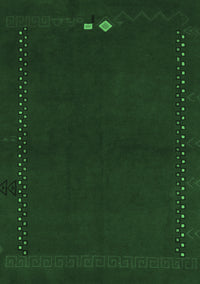 Abstract Emerald Green Modern Rug, abs776emgrn