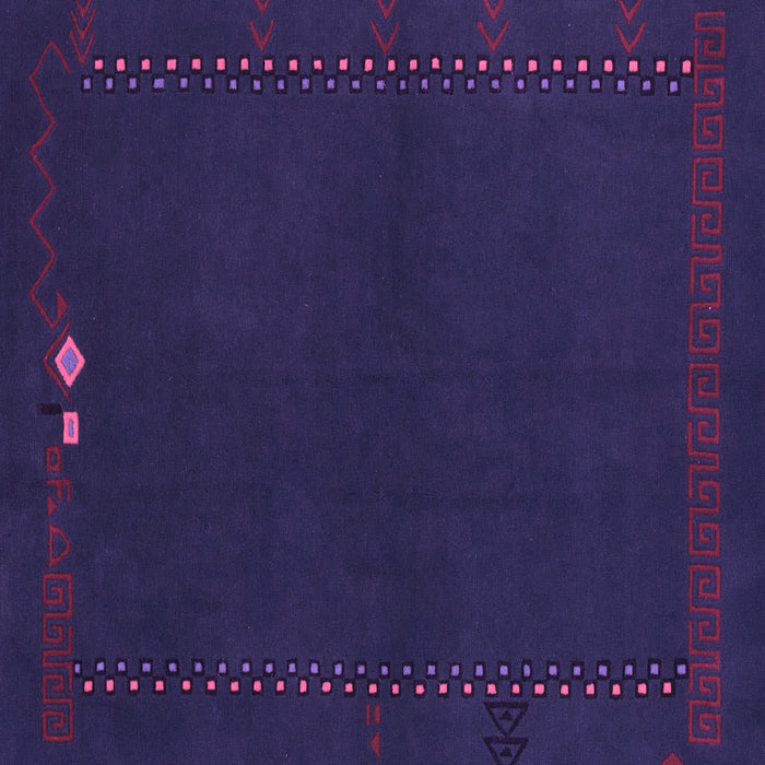 Square Abstract Purple Modern Rug, abs776pur