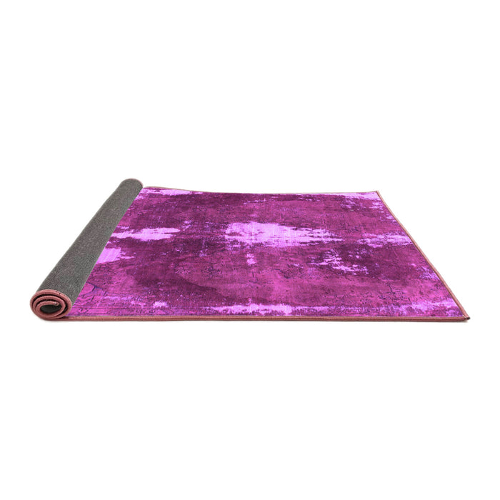 Sideview of Abstract Purple Modern Rug, abs777pur
