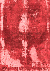 Abstract Red Modern Rug, abs777red