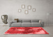 Modern Red Washable Rugs