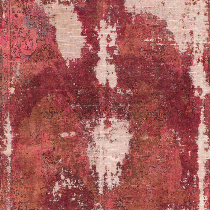 Abstract Red Modern Rug, abs777