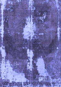 Abstract Blue Modern Rug, abs777blu