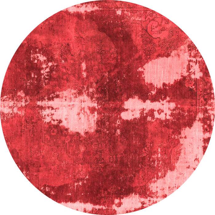 Abstract Red Modern Rug, abs777red