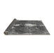 Sideview of Abstract Gray Modern Rug, abs777gry