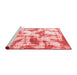 Modern Red Washable Rugs