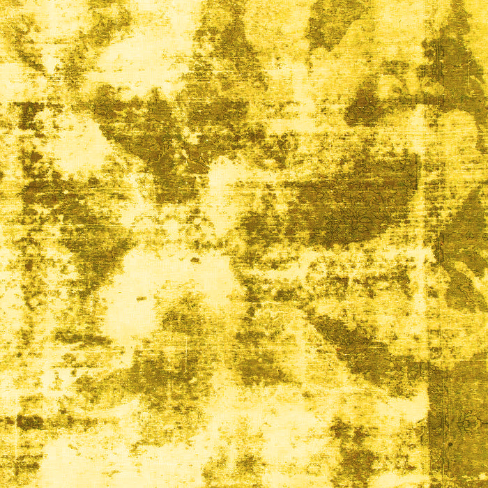 Machine Washable Abstract Yellow Modern Rug, wshabs778yw