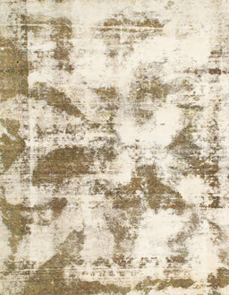 Abstract Copper Green Modern Rug, abs778