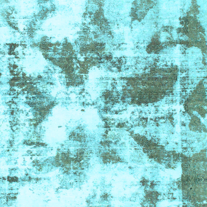 Abstract Light Blue Modern Rug, abs778lblu
