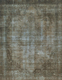 Machine Washable Abstract Coffee Brown Rug, wshabs779