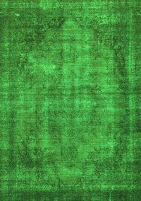 Abstract Green Modern Rug, abs779grn