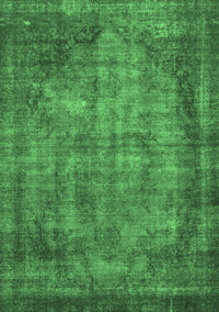 Abstract Emerald Green Modern Rug, abs779emgrn