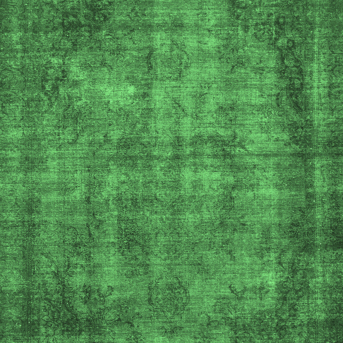 Abstract Emerald Green Modern Rug, abs779emgrn