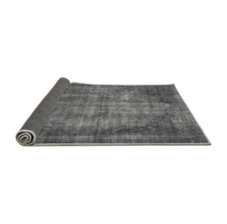 Sideview of Abstract Gray Modern Rug, abs779gry