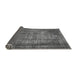 Sideview of Abstract Gray Modern Rug, abs779gry