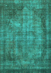 Abstract Turquoise Modern Rug, abs779turq