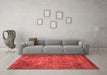 Modern Red Washable Rugs