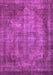 Machine Washable Abstract Pink Modern Rug, wshabs779pnk