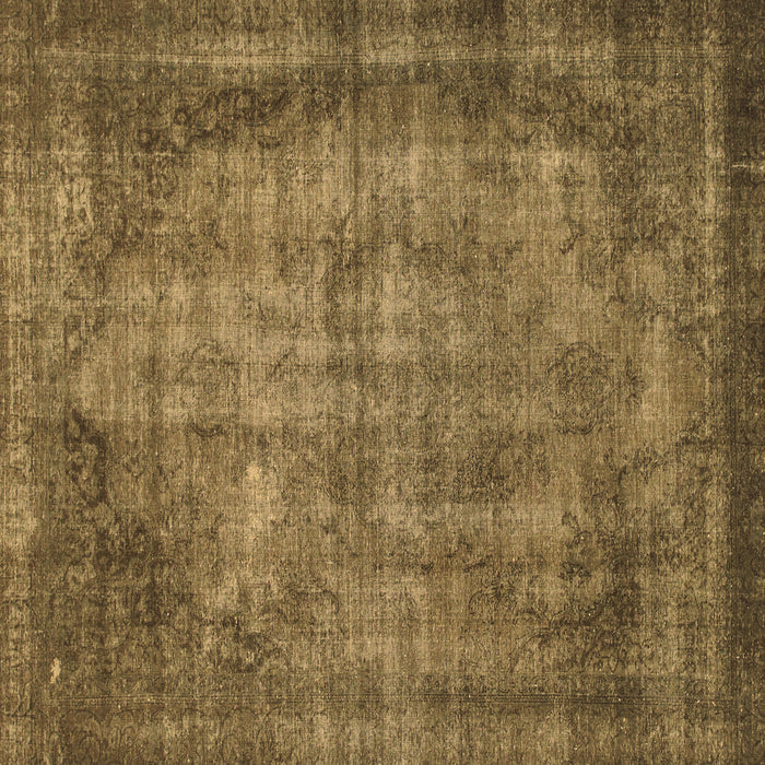 Square Abstract Brown Modern Rug, abs779brn